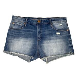See Thru Soul Women’s High Rise Boyfriend Shorts Sz 31